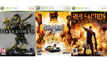Darksiders, Saints row. red faction
