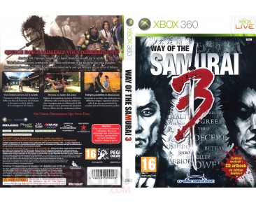 way of the samurai 3 xbox 360 covers couverture