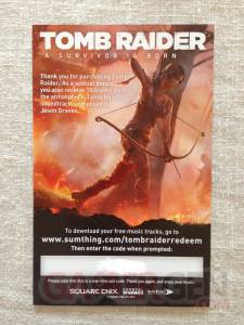 déballage Tomb raider Survival Edition (7)