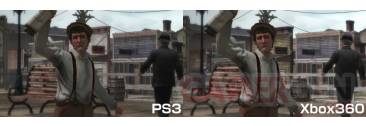 Red dead redemption comparaison PS3 Xbox 360