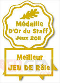 mÃ©daille d'or staff JDR