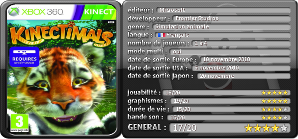 tableau-notes-kinectimals-xbox-360