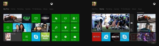 Xbox One Interface screenshots captures  2
